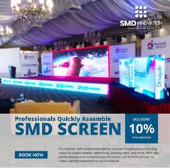 SMD Screen on rent with high quality on discount  in karachi