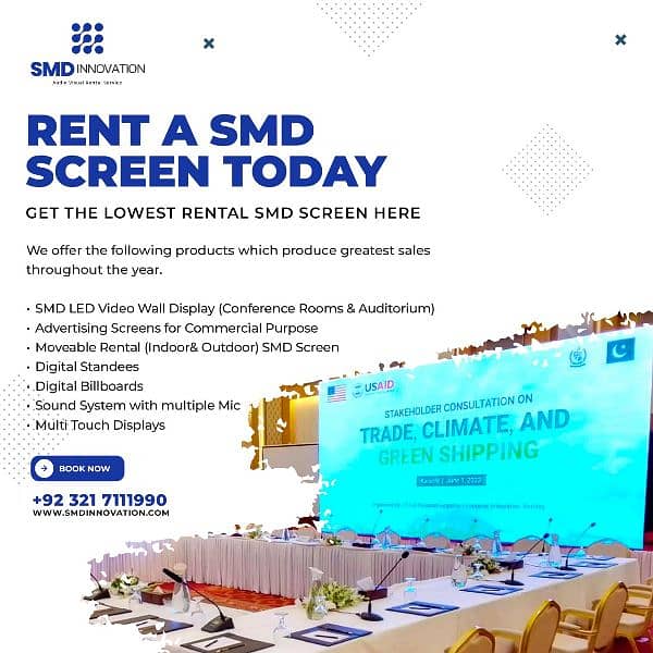 SMD Screen on rent with high quality on discount  in karachi 2