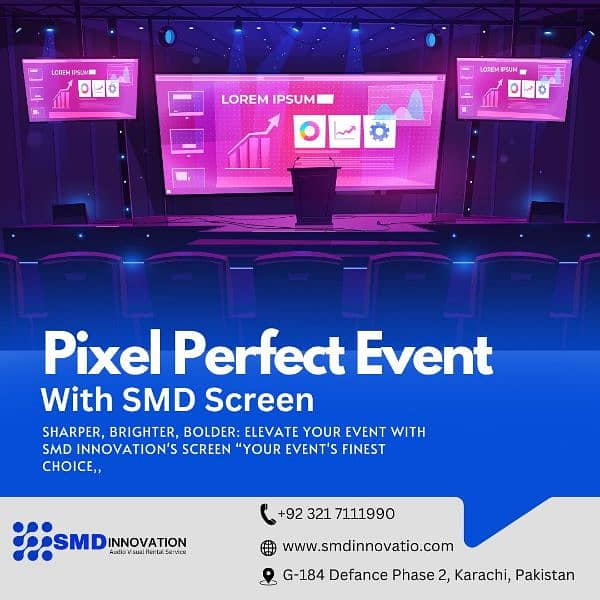 SMD Screen on rent with high quality on discount  in karachi 5