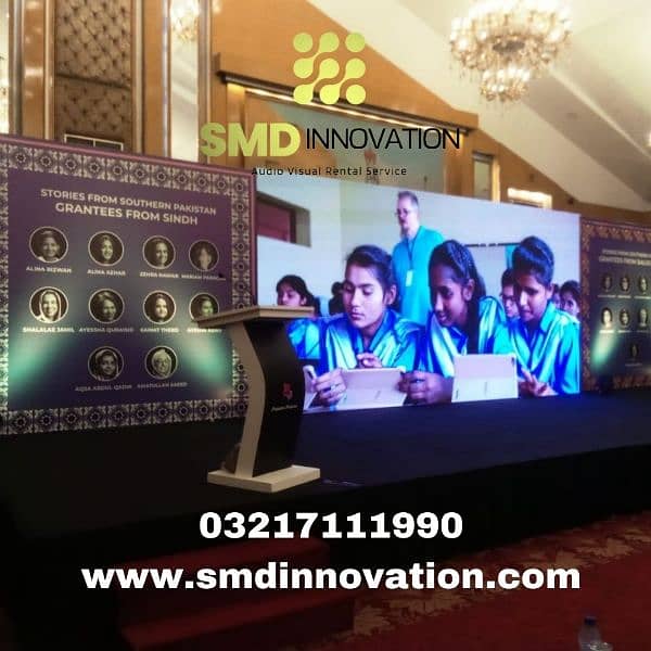 SMD Screen on rent with high quality on discount  in karachi 13