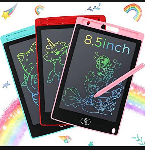 LCD Writing Tablet 6.5" Inch LCD Screen | Erasable Digital Drawing Pad 3