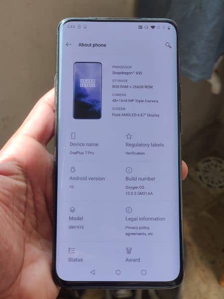 OnePlus 7 pro fresh dual SIM approved 1