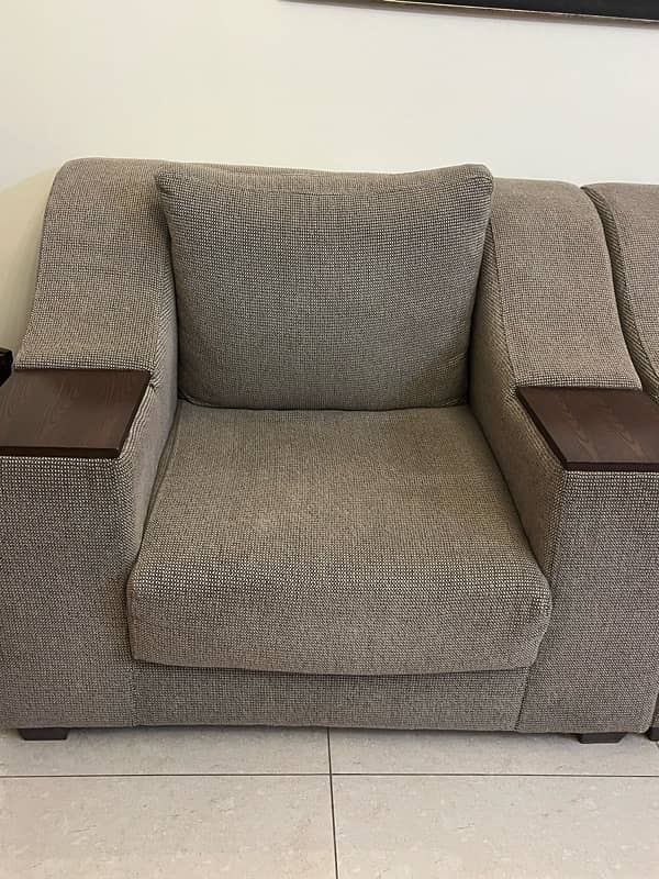 Grey sofa set 1