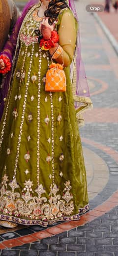 Wedding Dress / Bridal Dress / Bridal Mehandi Dress / Designer Maxi