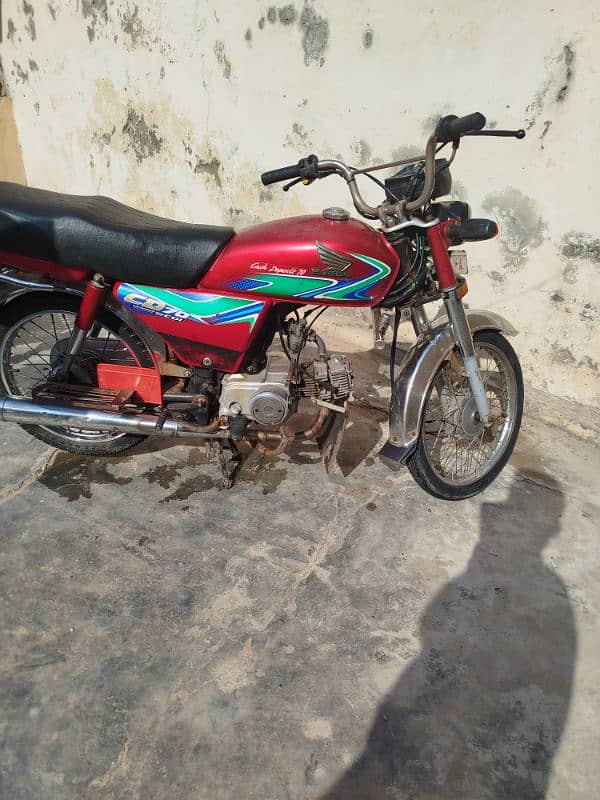 Honda CD 70 2018 model for sale only file hai saat 03061756055 4