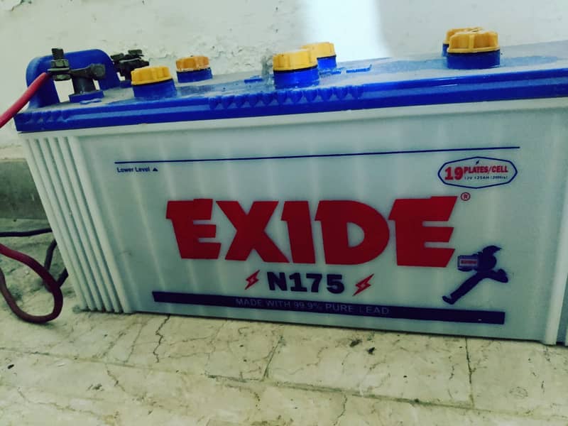 Exide Battery N175 19 Plates with UPS 1