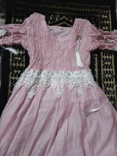 pink Barbie frock for formal wear 0