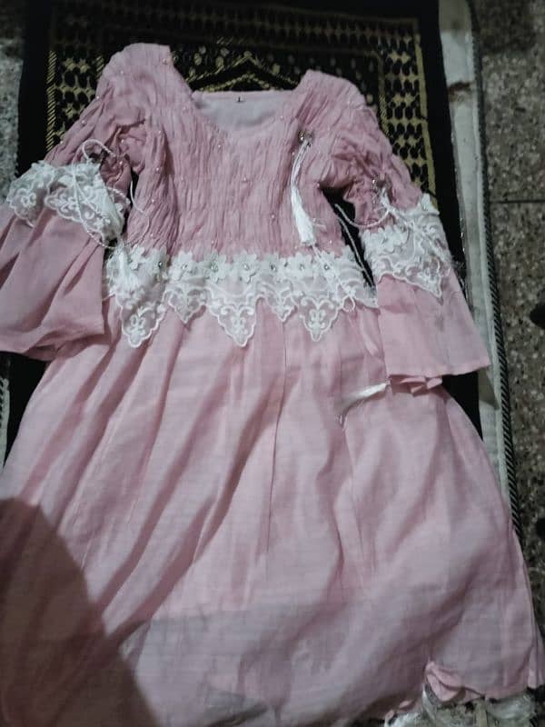 pink Barbie frock for formal wear 1