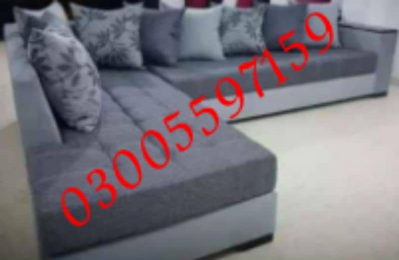 sofa set five seater Decent furniture office set chair table drawer 1