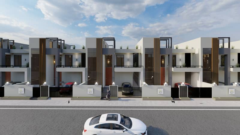 Super Hot 10 Marla House Available For Sale In CA Gold City Sialkot On 2 Year Easy Installments 0