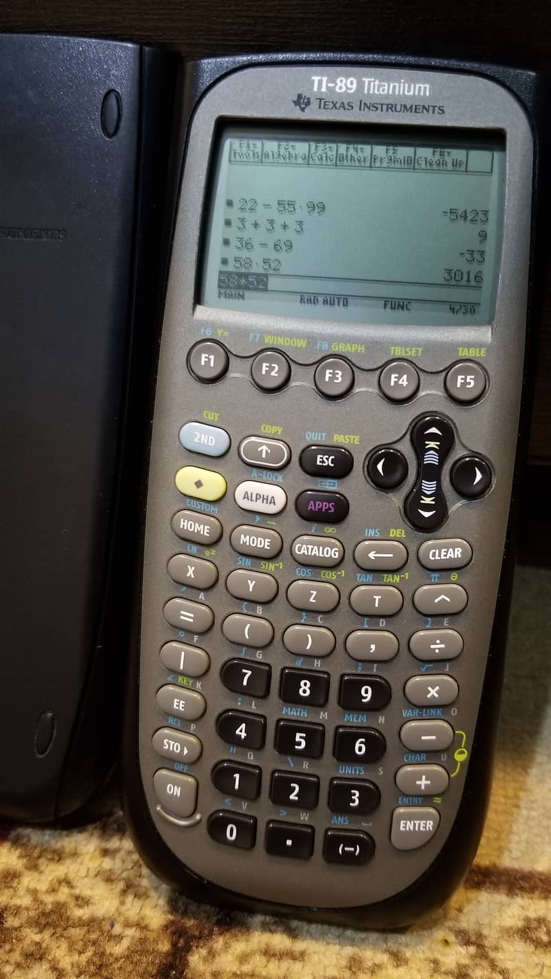 Texas Instruments Ti-89 Titanium Graphics Calculator 3