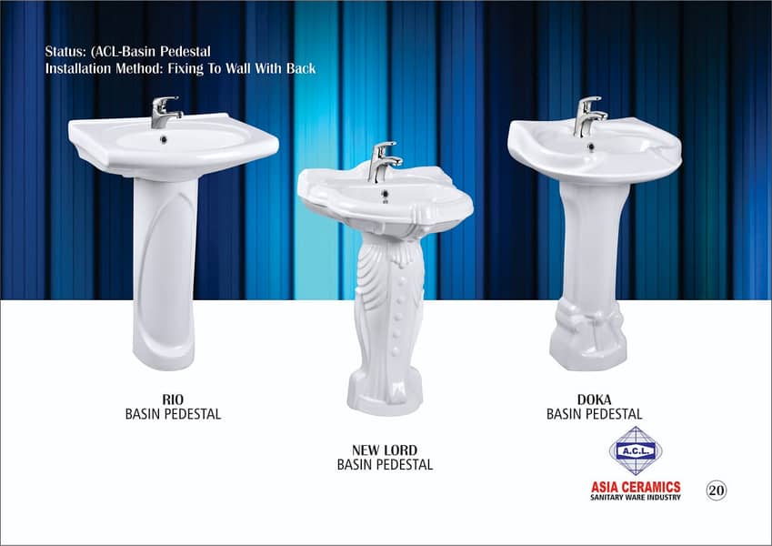 Sanitary Fittings/Basin/Pedestal Commode/Vanities/Wall & Floor Tiles 7