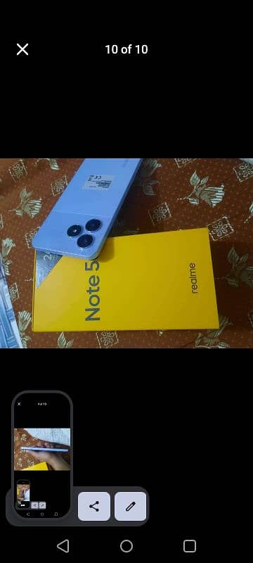 Realme note 50 7