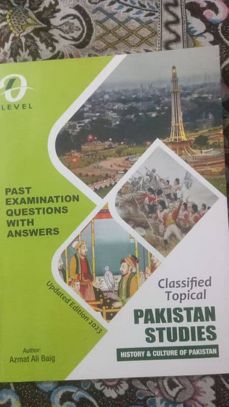 History Topical Pakistan studies 2024 edition O level past papers 1