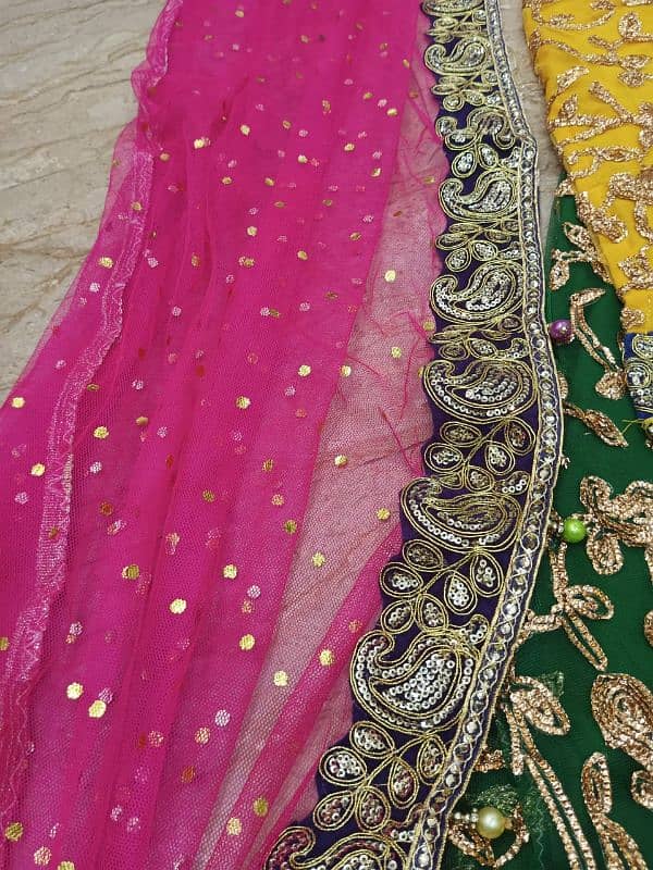 bridal mehndi dress for sale 2