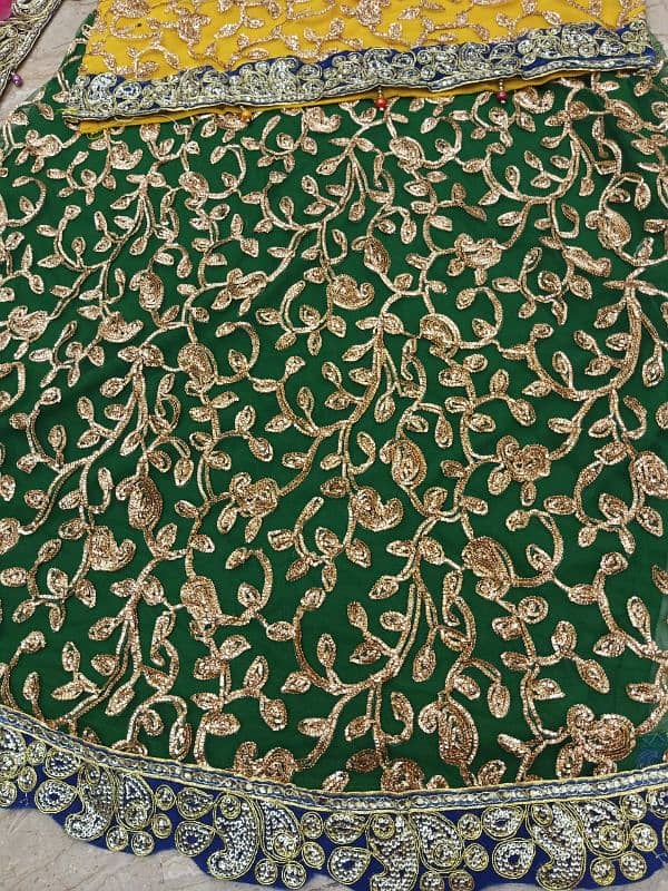 bridal mehndi dress for sale 3