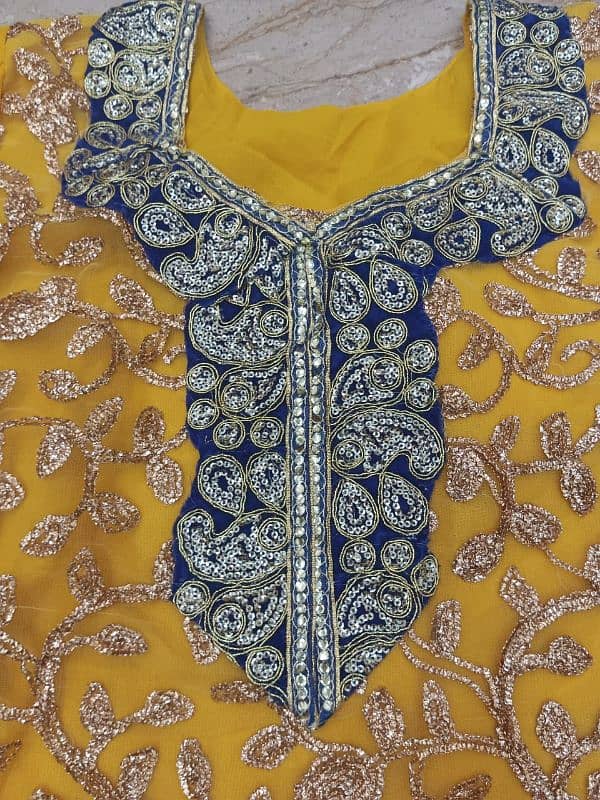 bridal mehndi dress for sale 4