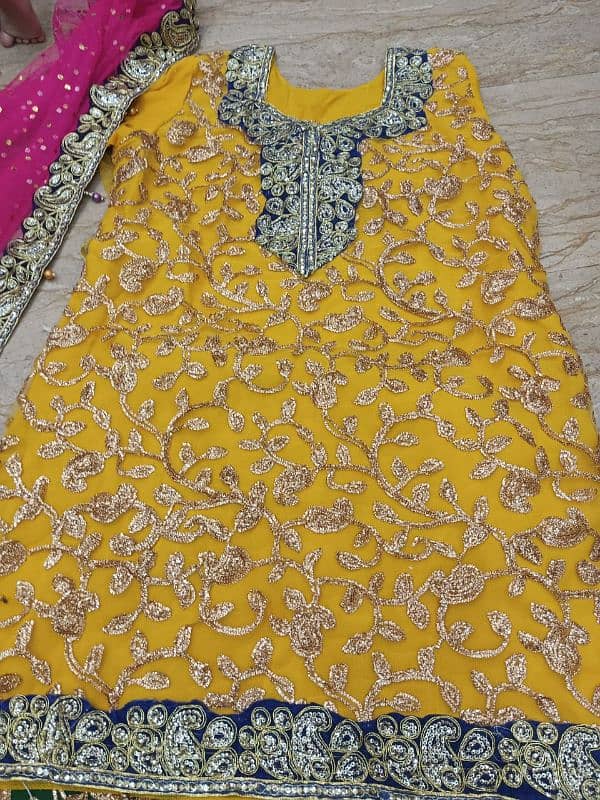 bridal mehndi dress for sale 5