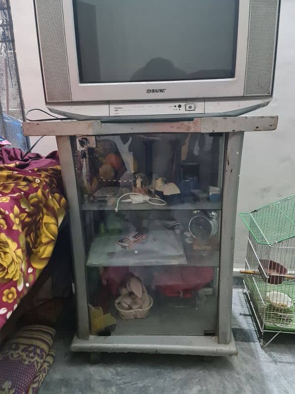 Sony Tv with trolley 0