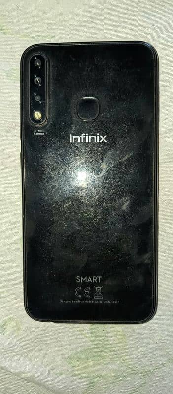 with box Infinix smart 3plus 3%32 fingerprint work 5