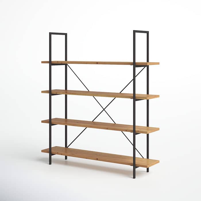 Bookshelf Rack Wooden Bookshelf Multi Functional Display Shelves/Books 2