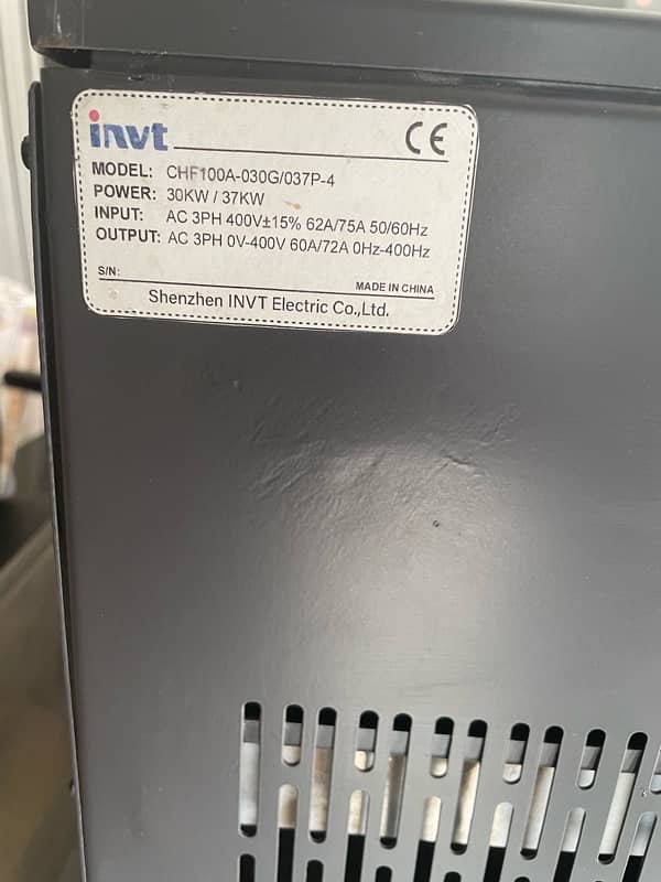 Invt vfd 37kw 3 phase 4