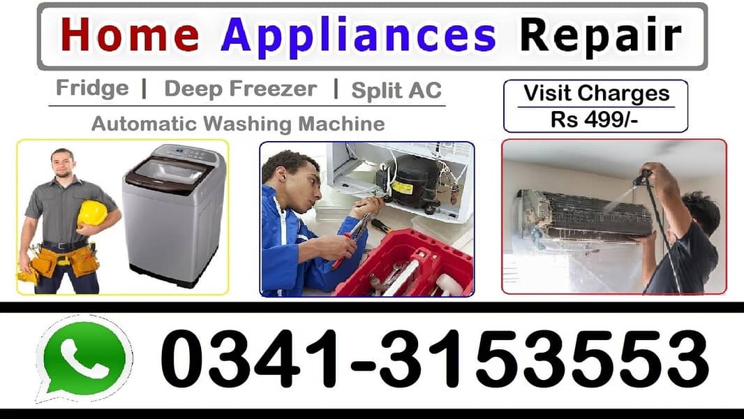 Water Dispenser Fridge Repair AC DC Service Automatic Washing Machine 0