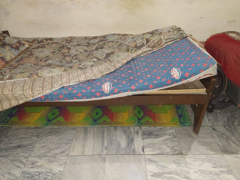 Single Bed wooden For sale 03094568436 1