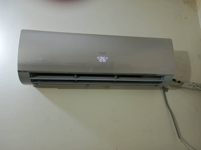 Haier AC Inverter Silver 1.5ton 1