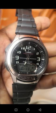 New Casio Dual Time and world 30 Memo 3 Alarm watch for sale