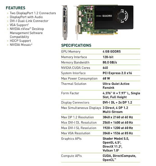 NVIDIA Quadro K2200 1