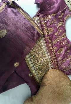 pure massoori shirt dupatta with heavy shalwar