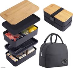 japanese Double _Lunch box include installation bag