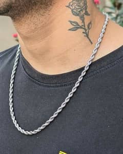 Boys & Men Chains Original Silver