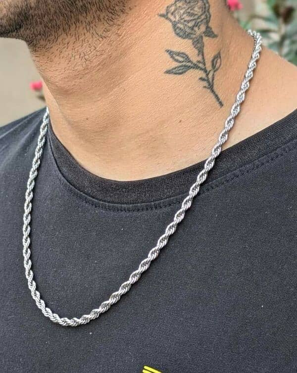 Boys & Men Chains Original Silver 0