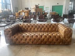 100% genuine leather 3 Seater