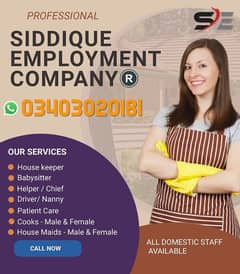 Maids | House Maids | Chef | Cook | Helper | Domestic Maids Available