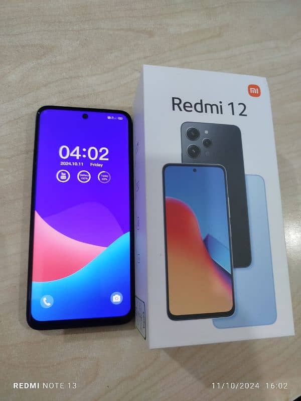 Redmi 12 box open 8+256 1