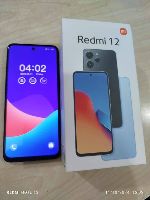 Redmi 12 box open 8+256 3