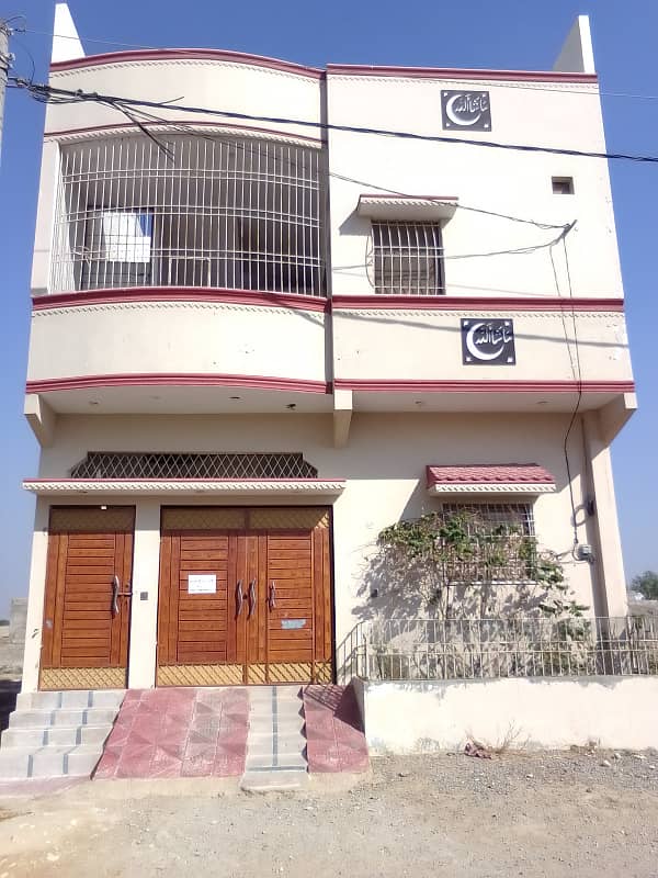 80 Yard Double Story House For Sale In Noman Garden 1