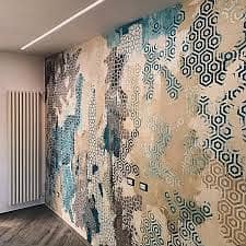 Stencil Wall/Velvet Effect Wall/Texture Wall/Franch wall/Momento Wall 6