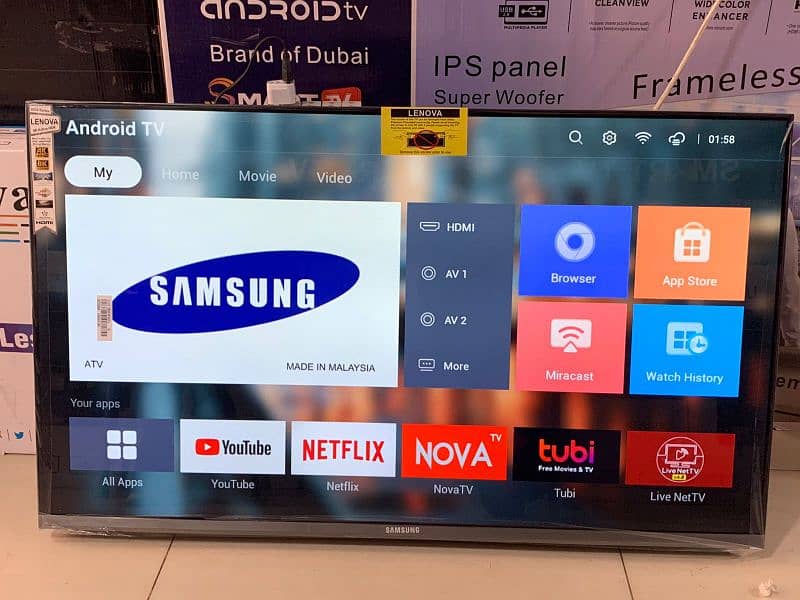 SAMSUNG 32 INCHES SMART ANDROID WITH WIFI LED TV 0