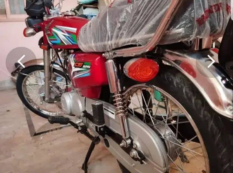 Honda CG 125 2023 ( 8 month) Karachi No 4