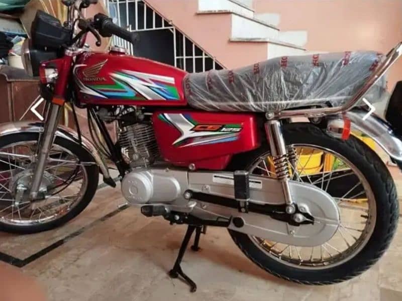 Honda CG 125 2023 ( 8 month) Karachi No 6