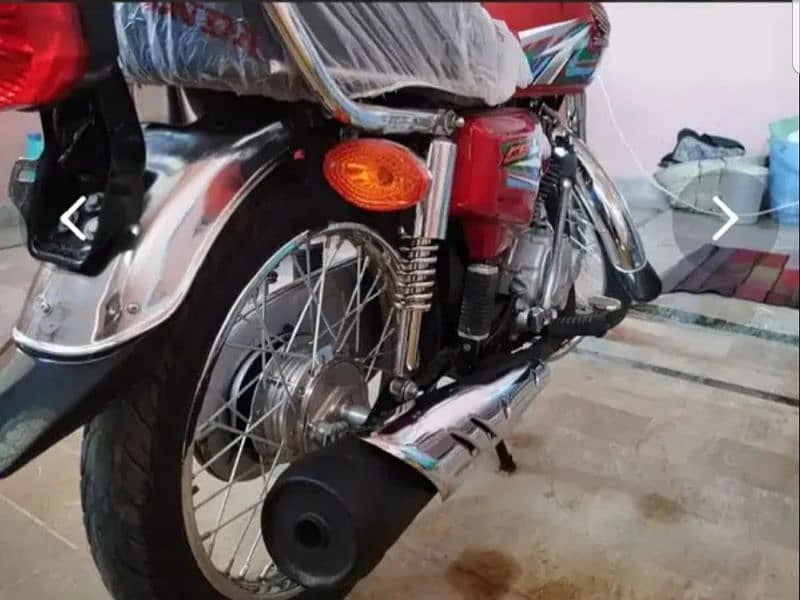 Honda CG 125 2023 ( 8 month) Karachi No 8