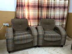 five seater sofa set with or without table