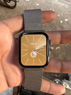 Apple watch series 6 44mm stainless steel golden color