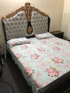 Bed Set with Side Tables, and Dressing Table