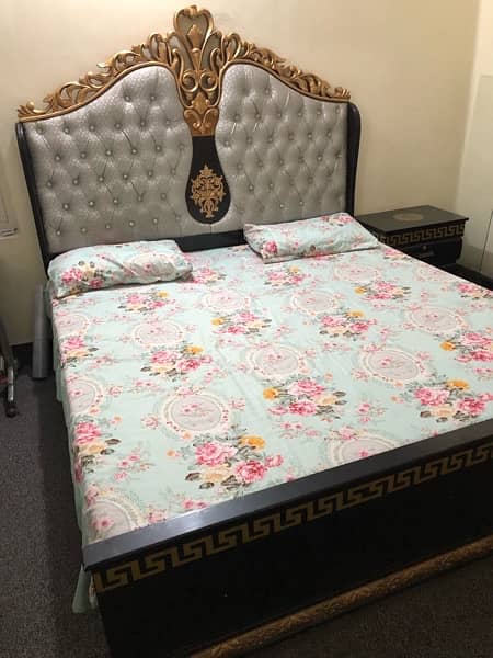 Bed Set with Side Tables, and Dressing Table 2