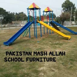 Bench | School furniture|Chair Table set | 1 bench | Round table 11